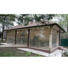 Прозрачные рольставни, роллеты из поликарбоната