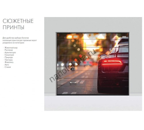 Секционные, гаражные ворота Prestige 3000х2000 мм