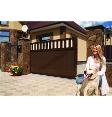 Cдвижные ворота Alutech ADS400 (без заполнения)